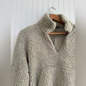Nasty Gal fluffy fleece pullover